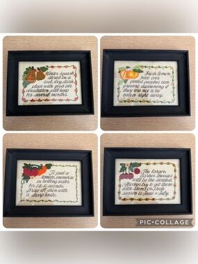 Vintage Crewel Set